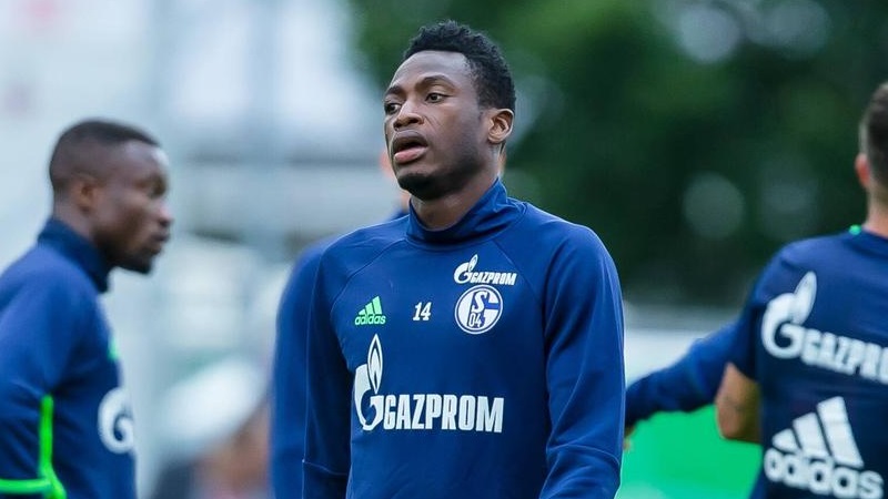 Ghana's Baba Rahman trains with Schalke in Austria