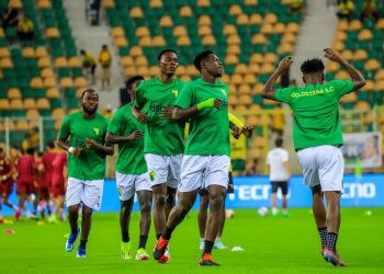 Bibiani GoldStars warm up