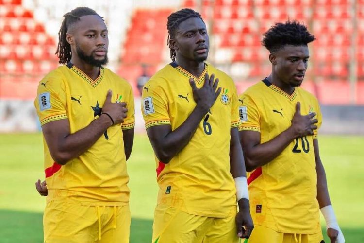 Ghana Black Stars' players