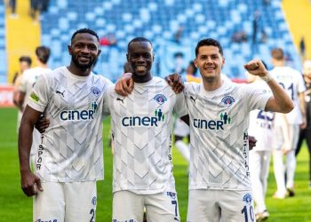 Nicholas Opoku (on the left)