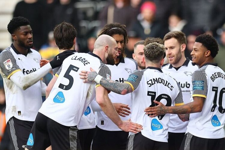 Derby County players
