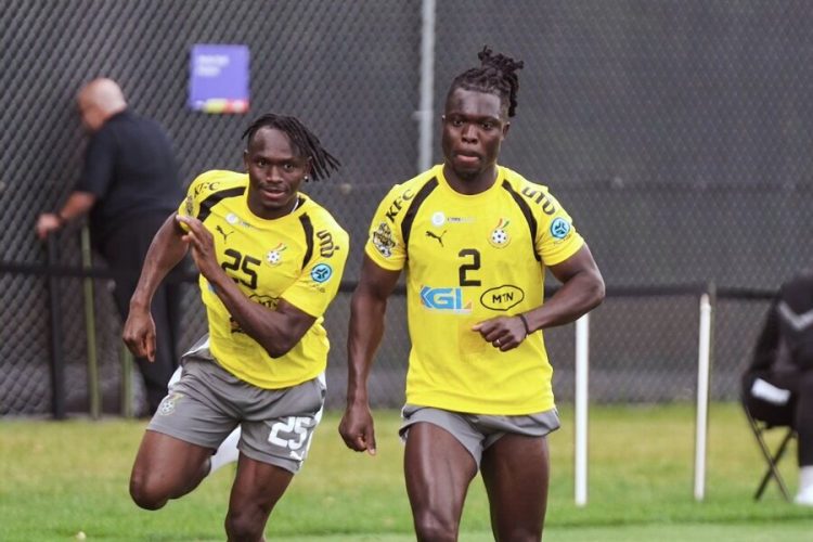 Ghana Black Stars training
