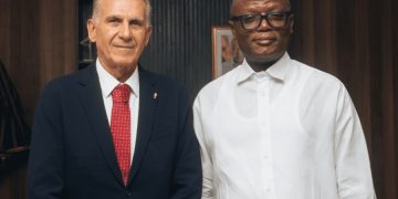 Carlos Queiroz and Kofi Adams